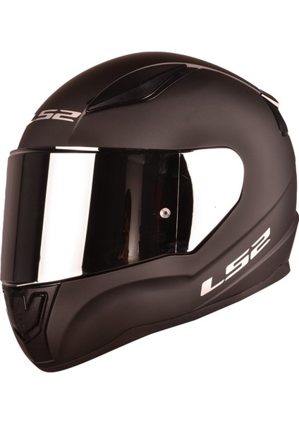 Rapıd Mat Siyah Kask ( Gri+Şeffaf Cam )