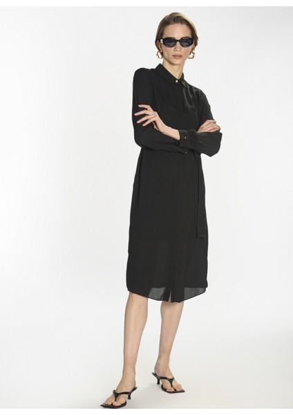 Siyah Kadın Elbise PFKSS22EL0067