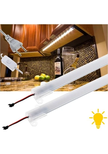 Superb Şerit LED Opak Gün Işığı 50 cm 220V