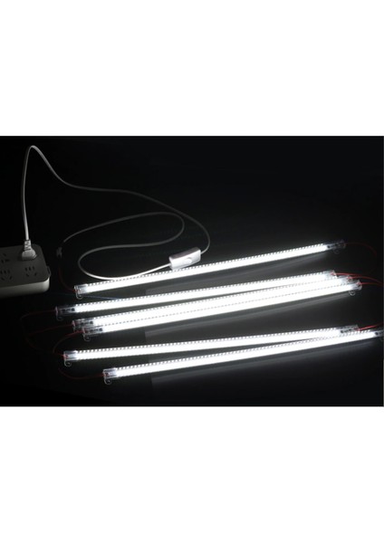 Superb Şerit LED Opak Yeşil Işık 50 cm 220V Fişli