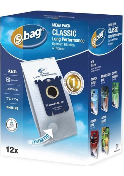 Philips & Elecrolux Orijinal S-Bag Uyumlu Mega Paket