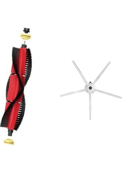 Roborock S5 Max Fırça Seti 1 Adet Ana Fırça - 1 Adet Yan Fırça