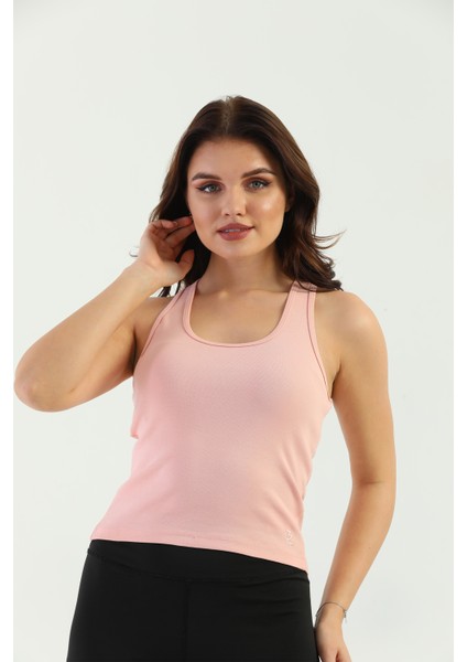 Somon Askılı Slim Fit Ribana Kadın Atlet fiyatları