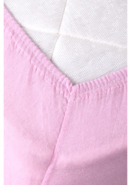 Ataca Tekstil Penye 180x200 Cm Pamuklu Lastikli Çarşaf Pembe