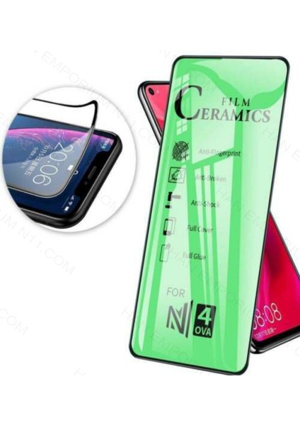 Apple iPhone 11 Nano Seramik 9d Ekran Koruyucu Extra Darbe Emici Ultra Koruma Tam Kaplar