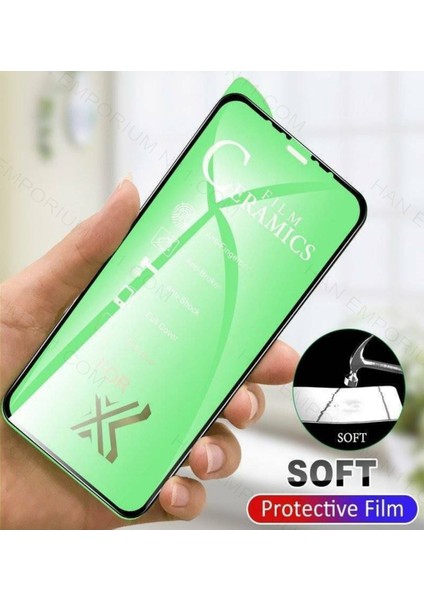 Oppo A15 Nano Seramik 9d Ekran Koruyucu Extra Darbe Emici Ultra Koruma Tam Kaplar