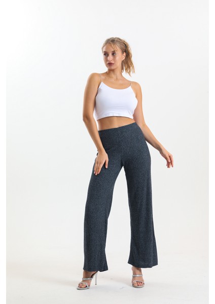 Wide Leg Fitilli Pantolon