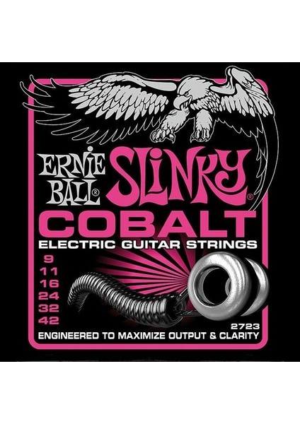 Ernie Ball P02723 Cobalt Elektro Gitar Teli (9-42)