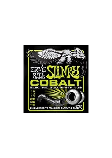 Ernie Ball P02721 10-46 Cobalt Elektro Gitar Teli