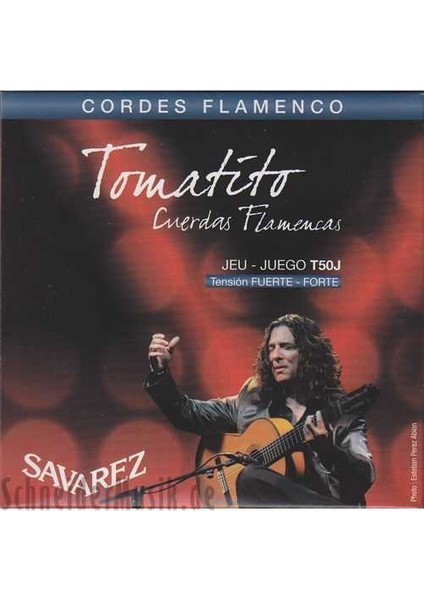 Savarez T50J Tomatito High Tension Flamenco Gitar Teli