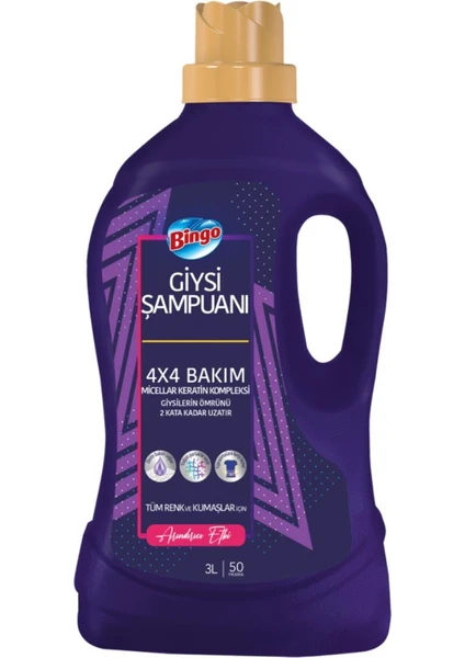 Giysi Şampuanı Arındırıcı Etki 3lt