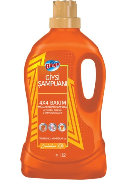 Giysi Şampuanı Canlandırıcı Etki 3lt