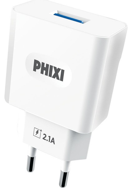 PCH221L Force Akım Korumalı 2.1A Lightning Kablolu Şarj Cihazı