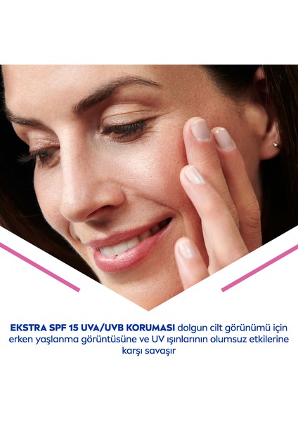 Cellular Expert Filler Yoğun Gündüz Bakım Yüz Kremi 50ml,Hyaluronik Asit ve Folik Asit, SPF15 Güneş Koruması