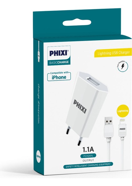 PCH201L Basic 1.1A Lightning Kablolu Şarj Cihazı fiyatları