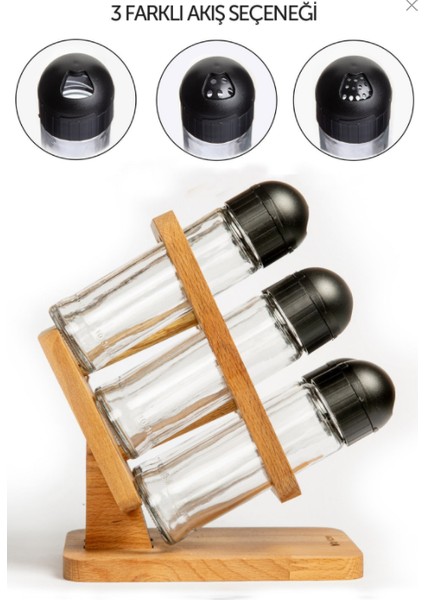 Masaüstü Baharatlık Seti Baharatlık Julia 6 Lı Baharat Seti Ahşap Standlı Baharatlık fiyatları