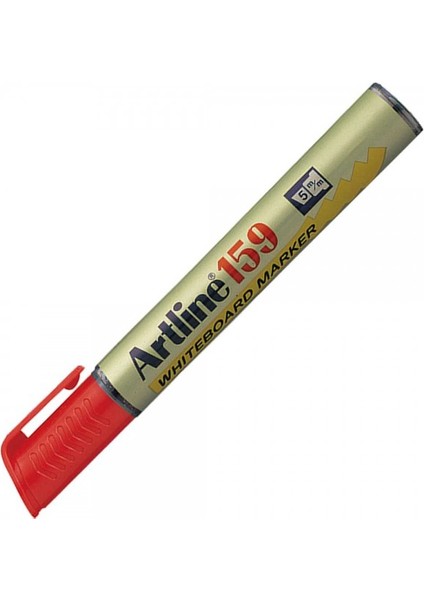 : 159 Beyaz Tahta Kesik Uç Markör Kalem : 2,0-5,00 mm : Kırmızı