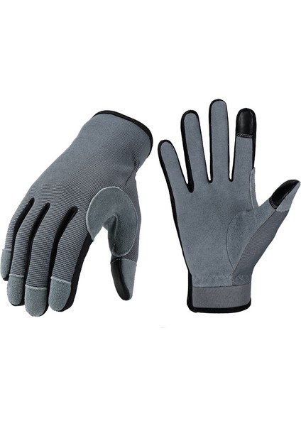 Sonbahar ve Kış Aşınmaya Dayanıklı Dokunmatik Ekran Bisiklet Eldivenleri (Yurt Dışından)