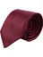 6 cm Slim Desenli Bordo & Mavi Kravat & Mendil 2