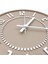 Dekoratif Renkli Daire Beton Duvar Saati 26 cm - Karton 4