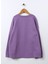 Düz Kız Çocuk Pembe Sweatshirt Ezom 1