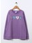 Düz Kız Çocuk Pembe Sweatshirt Ezom 2