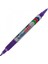 041T Twin Marker Çift Uçlu Permanent Markör Kalem 0,4-1,0 mm Mor 1