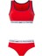 66255 Kadın Büstiyer Şort Takım-Kırmızı 42 - Kırmızı 2