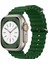 Apple Watch Ultra 49MM Uyumlu Kordon Waterproff Ayarlanır Tokalı Silikon Kayış Bileklik 1