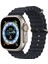 Apple Watch Ultra 49MM Uyumlu Kordon Waterproff Ayarlanır Tokalı Silikon Kayış Bileklik 1