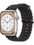 Apple Watch Ultra 49MM Uyumlu Kordon Waterproff Ayarlanır Tokalı Silikon Kayış Bileklik 1