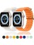 Apple Watch Ultra 49MM Uyumlu Kordon Waterproff Ayarlanır Tokalı Silikon Kayış Bileklik 5