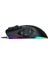 Lenovo Lecoo MG1102 Win Mac Kuru Kafa Desenli Kablolu RGB LED Aydınlatmalı 8200DPI 10 Makro Tuşlu 125 gr Gaming Mouse ve Mousepad Siyah 5