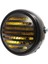 Motosiklet Farları Siyah Metal Retro Halojen Farlar (Yurt Dışından) 1