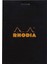 Classic Üstten Zımbalı A7 Kareli Defter Black RB112009 1