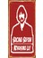 Behzat Ç. Saçma Sapan Konuşma La (10 cm x 20 Cm) Mini Retro Ahşap Poster 1