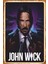 John Wick Retro Ahşap Poster 1