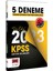 KPSS 2023 Eğitim Bilimleri Tamamı Çözümlü Son Çıkış 5 Deneme Sınavı 1
