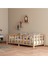 Kapılı Unisex Montessori Bebek ve Çocuk Karyolası Doğal Ahşap Yatak 2