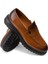 Hakiki Deri Taba Rengi Loafer Erkek Ayakkabı 3