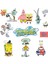 Spongebob Temalı 12'li Laptop/pc/tablet/telefon Sticker Set 1