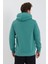 Kapüşonlu Kanguru Cepli Baskılı Sweatshirt 2