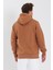 Kapüşonlu Kanguru Cepli Baskılı Sweatshirt 2