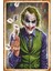 The Joker Poker Kağıtları Sinema Retro Ahşap Poster 1