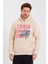 Amazing Crash  Kapüşonlu Kanguru Cepli Baskılı Sweatshirt 4