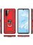 Huawei P30 Pro Kılıf Metal Yüzüklü Tank Zırh Standlı Kılıf 2