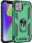 Apple iPhone 11 Pro Kılıf Metal Yüzüklü Tank Zırh Standlı Kılıf 1