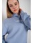 Kadın Mad For Nothing Baskılı Oversize Kapüşonlu Sweatshirt 4
