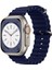 Apple Watch 8 45MM Uyumlu Kordon Ocean Band Silikon Kayış Kordon 1