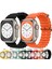 Apple Watch 8 45MM Uyumlu Kordon Ocean Band Silikon Kayış Kordon 3